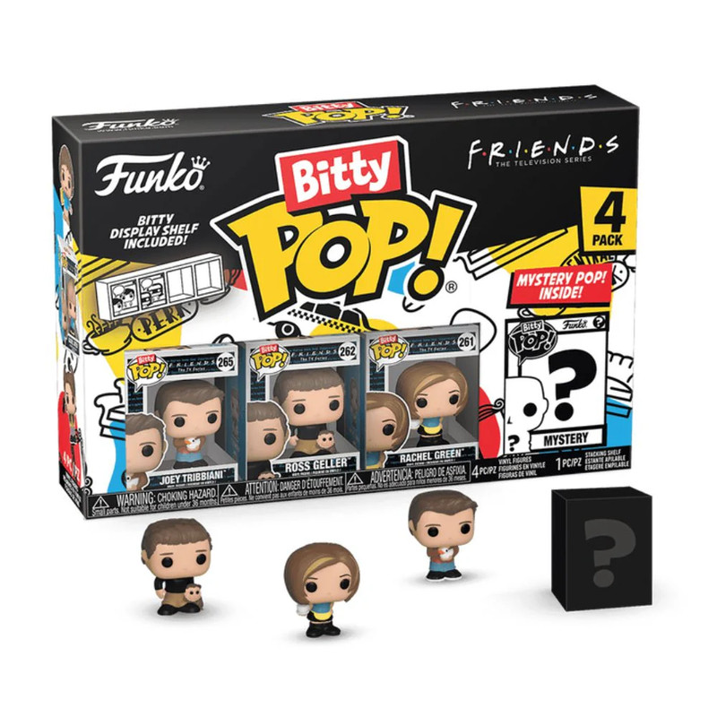 Bitty Pop! Tv: Friends - Joey 4pk - دمية